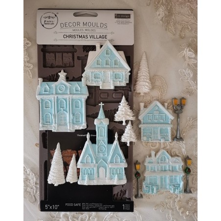 Decor Moulds® Christmas Village. Molde Redesign 677374 | L'aura Bella