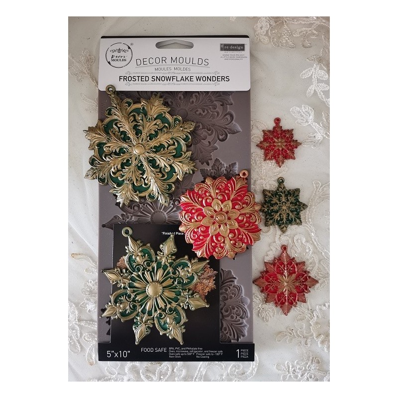 Decor Moulds®  Frosted Snowflake Wonders. Redesign | L'aura Bella