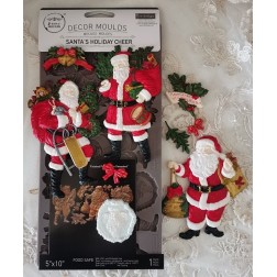 Decor Moulds® Santa's Holiday Cheer. Molde Redesign | L'aura Bella