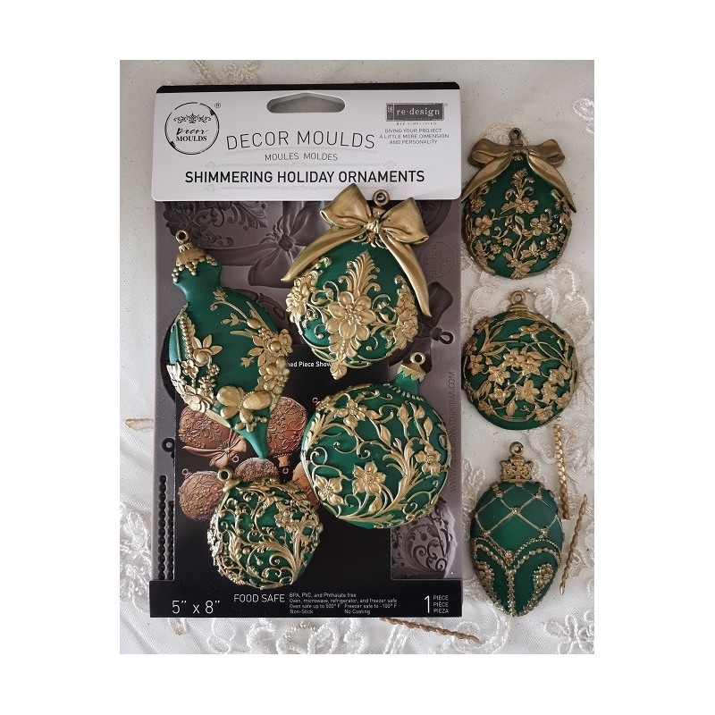 Decor Moulds® Shimmering Holiday Ornaments. Redesign | L'aura Bella
