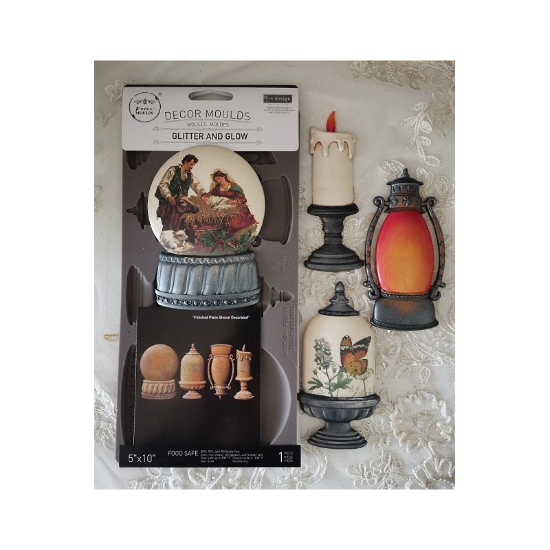 Decor Moulds® Glitter and Glow.. Molde Redesign. 679101 | L'aura Bella