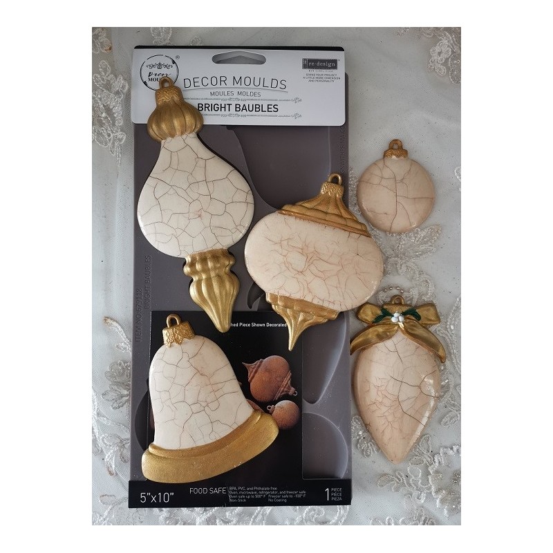 Decor Moulds® Bright Baubles. Molde Redesign. 679118 | L'aura Bella