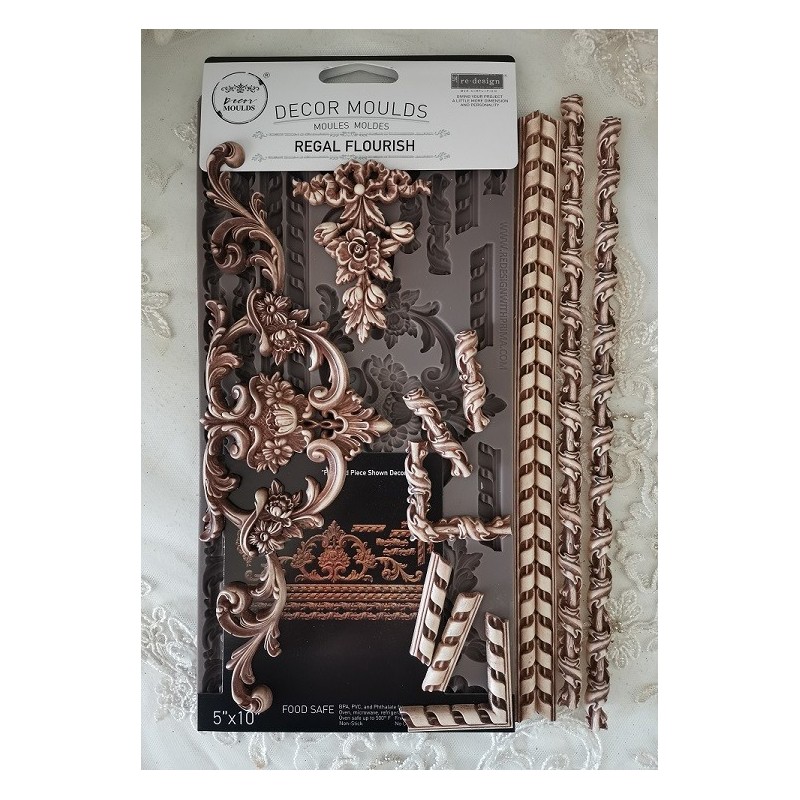 Decor Moulds® Regal Flourish. Molde Redesign. 679248 | L'aura Bella