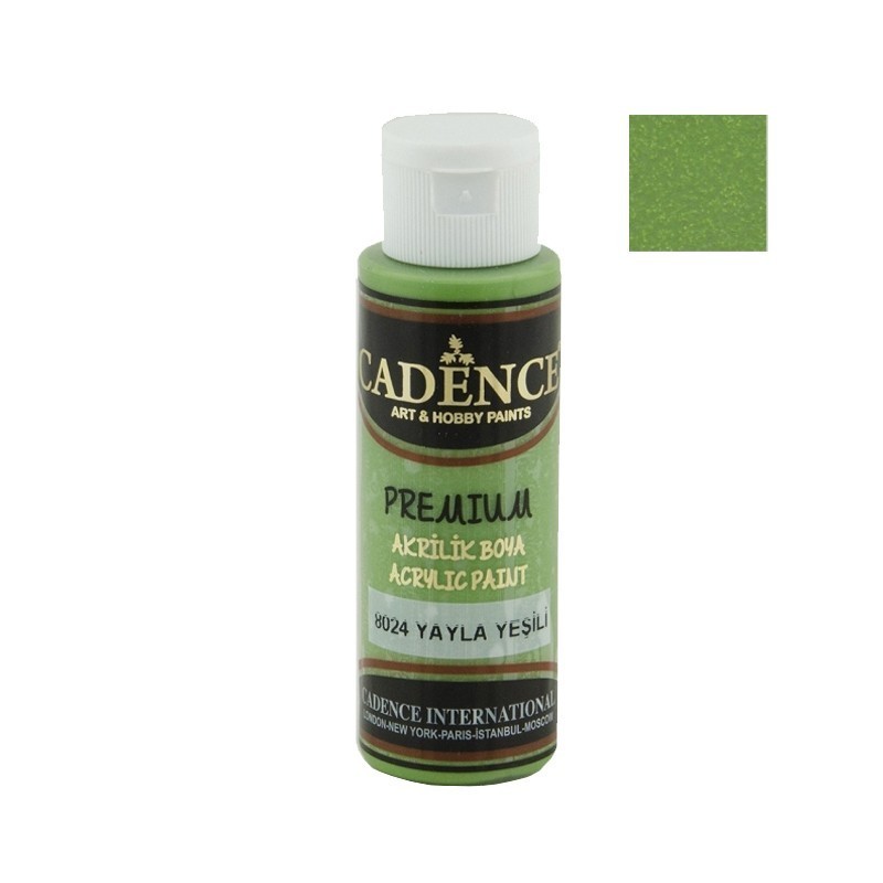 Plateau green. pintura acrílica Premium Cadence PRE8024 | L'aura Bella