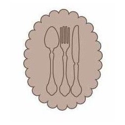 Set cubiertos. 10x7,7. CART-169. Dayka Trade