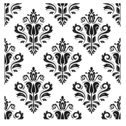 Plantilla stencil: Adamascado. HD076. Cadence | L'aura Bella