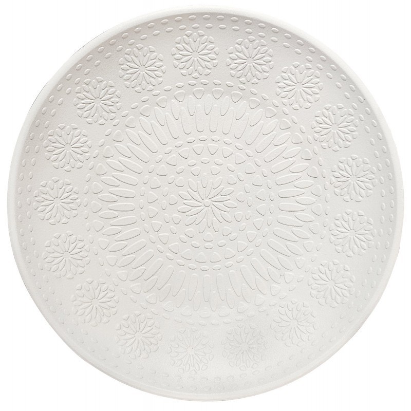 Plato con relieves. Resina de poliuretano. Cadence | L'aura Bella