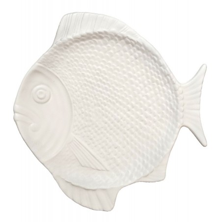 Plato con forma de pez. 28x30cm. Resina de poliuretano. Cadence