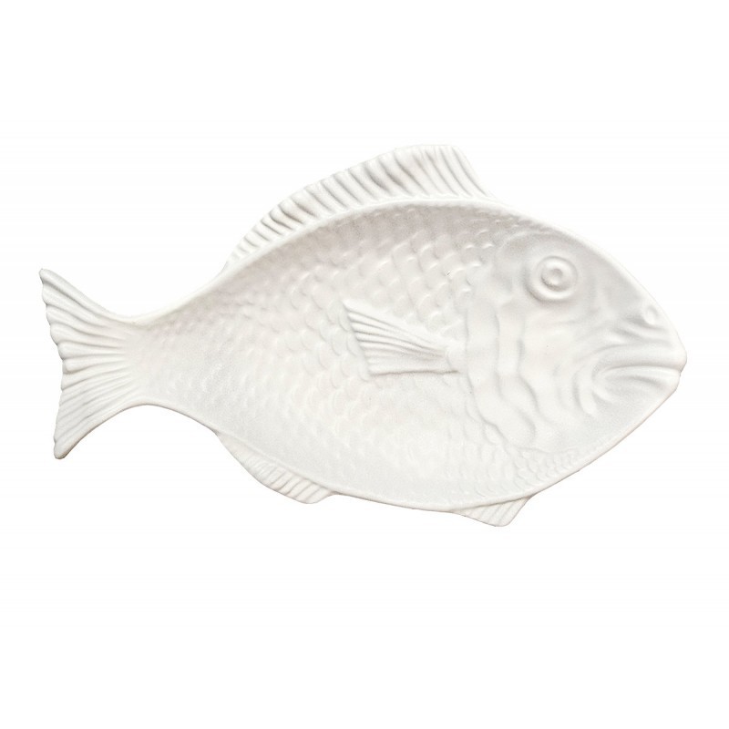 Plato con forma de pez. 29x18cm. Resina. Cadence | L'aura Bella
