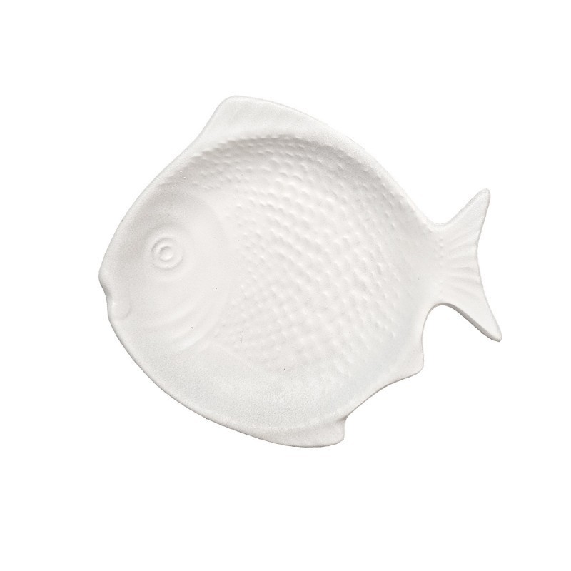 Plato con forma de pez. 16x14,5cm. Resina. Cadence | L'aura Bella