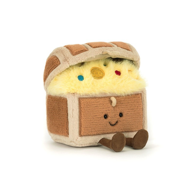 Amuseables Treasure Chest. Peluche Jellycat. A2TRES | L'aura Bella