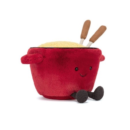 Amuseables Cheese Fondue Feliz. Peluche Jellycat. A4MSL | L'aura Bella