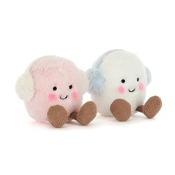 Amuseables Toastie Pink and White Marshmallows Jellycat | L'aura Bella