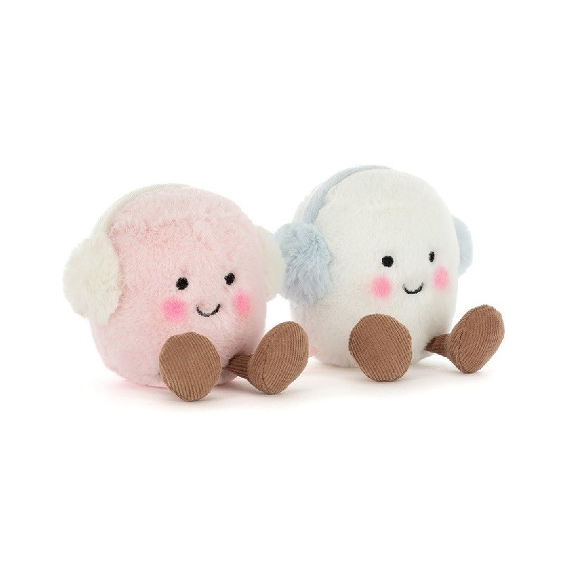 Amuseables Toastie Pink and White Marshmallows Jellycat | L'aura Bella