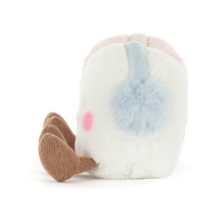 Amuseables Toastie Pink and White Marshmallows Jellycat | L'aura Bella
