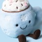 Amuseables Hot Chocolate with Marshmallows, Taza feliz. Peluche Jellycat. A4HOTCM