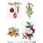 4 imágenes Navidad. Papel de arroz SOFT japonés, A3. SPA5922