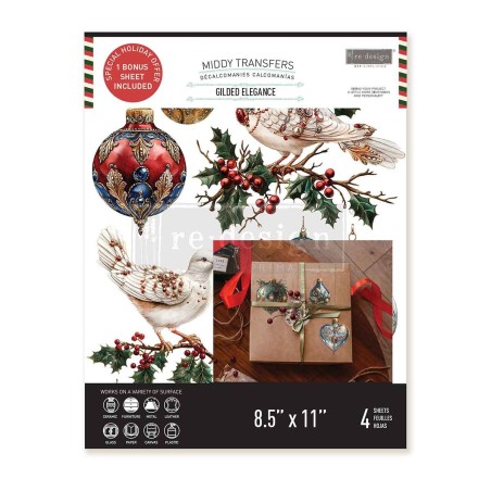 Middy Transfers® - Gilded Elegance. Transferencia Redesign. 677947