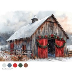 Cranberry Cabin. A4 Decoupage. Redesign. 678326 v| L'aura Bella