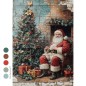 Cozy Claus Corner. A4 Decoupage. Redesign. 678418
