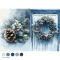 Wreath Of Whispers. A4 Decoupage. Redesign. 678432