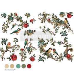 Rosette Aviary Decor Transfers® Redesign 679927 | L'aura Bella