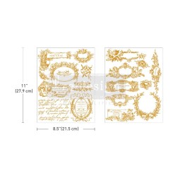 Label De Luxe. KACHA Middy Foil Transfers. 680411  | L'aura Bella