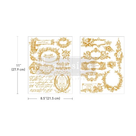 Label De Luxe. KACHA Middy Foil Transfers. 680411  | L'aura Bella