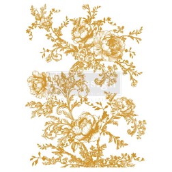 Églantine Elegance, Gold Foil KACHA REDESIGN TRANSFERS® | L'aura Bella
