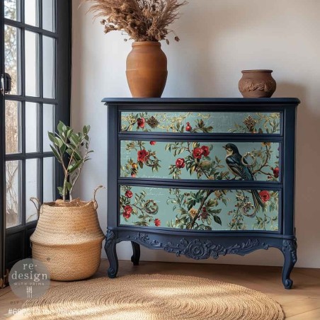 The Velvet Nest. Papel de Decoupage Redesign. A1. Diseño Reversible. 682019