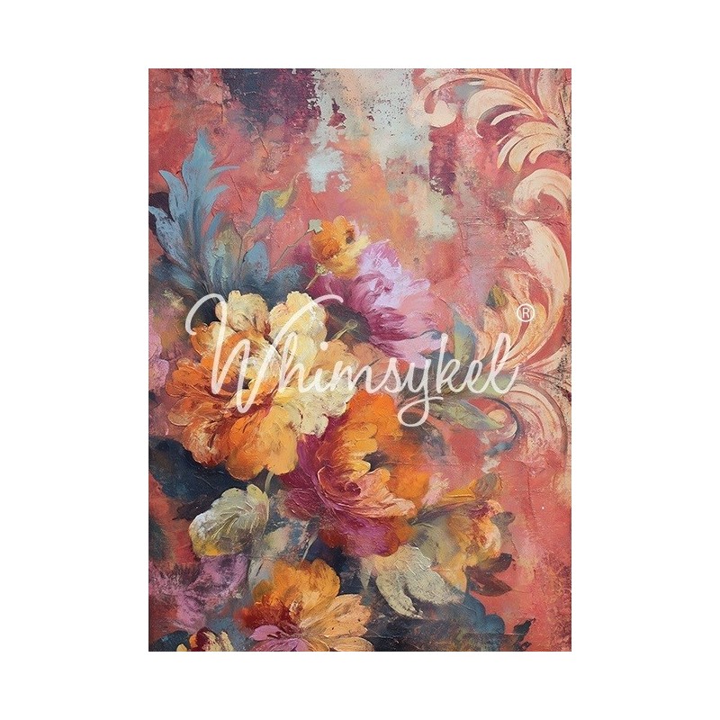 Blooming Alchemy.  Papel Decoupage. Whimsykel Designs | L'aura Bella