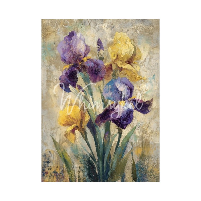 When Spring Fades.  Papel Decoupage. Whimsykel Designs | L'aura Bella