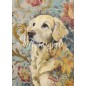 Golden Retriever. Papel Tissue para Decoupage. Whimsykel Designs