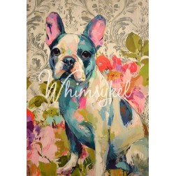 Frenchie, Bulldog. Papel Decoupage. Whimsykel Designs | L'aura Bella