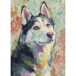 Husky. Papel Tissue para Decoupage. Whimsykel Designs