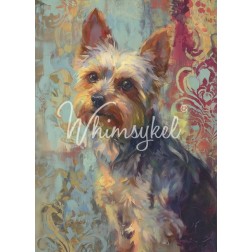 Yorkie Terrier. Papel Tisú Decoupage Whimsykel Designs | L'aura Bella