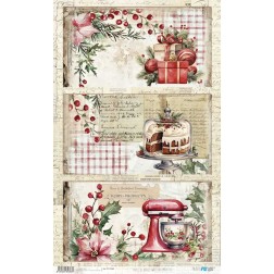 Sweet December VII. Papel arroz 54x33cm. PFY15383 | L'aura Bella