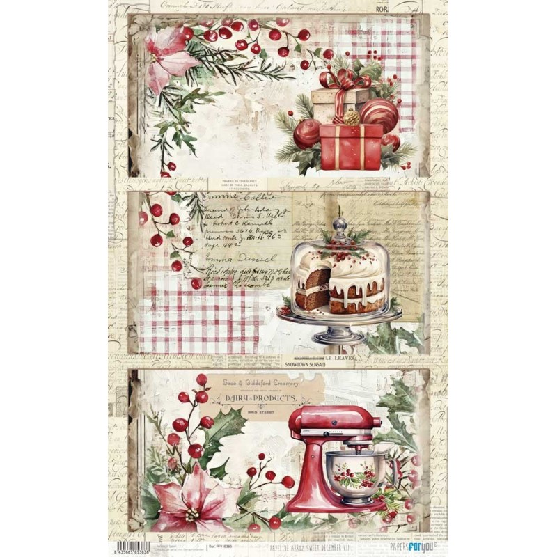 Sweet December VII. Papel arroz 54x33cm. PFY15383 | L'aura Bella