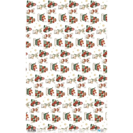 Santa and Friends VII. Papel arroz. 54x33cm. PFY15449 | L'aura Bella