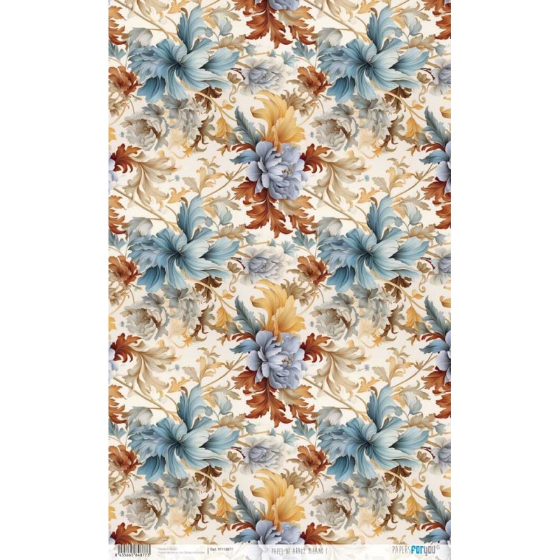 Milano I, fondo. Papel de arroz. 54x33cm. PFY14877 | L'aura Bella