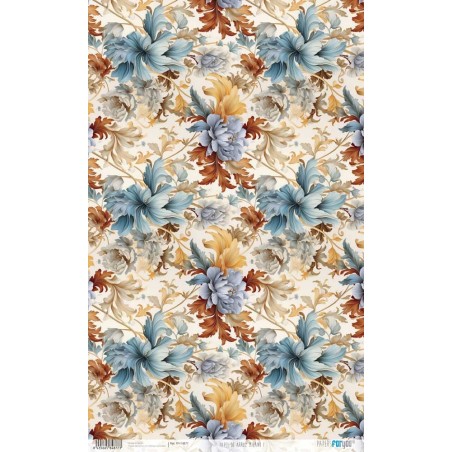 Milano I, fondo. Papel de arroz. 54x33cm. PFY14877 | L'aura Bella