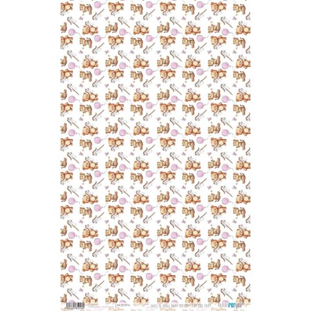 Happy Birthday: Play and Enjoy. Papel de arroz. PFY15216 | L'aura Bella