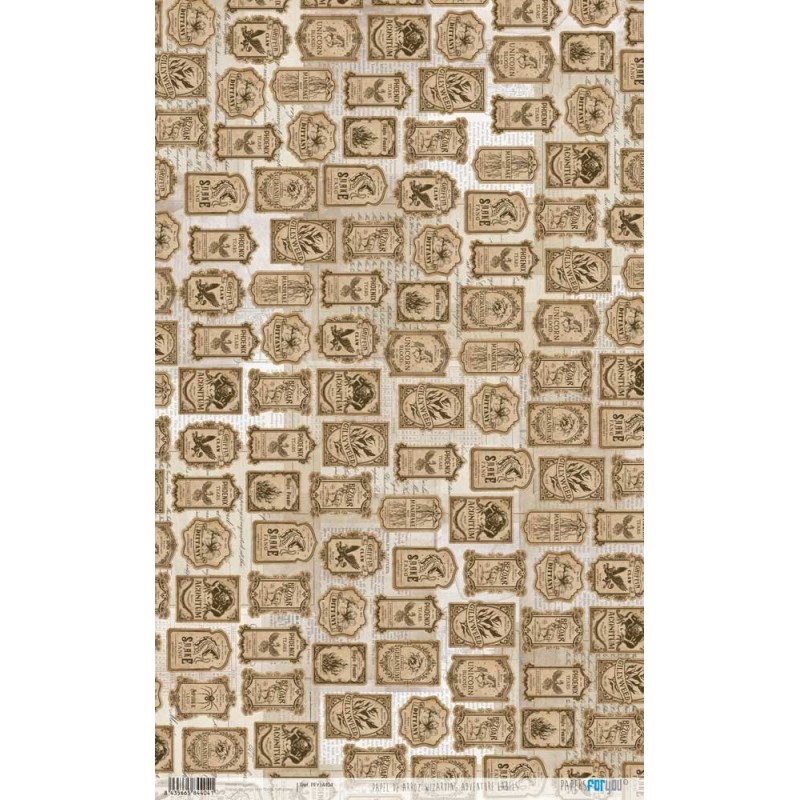 Wizarding Adv. Labels. Papel arroz. 54x33cm. PFY13265 | L'aura Bella