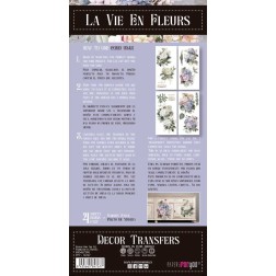 Hortensias Decorative Transfers. 15x30cm. PFY-14767 | L'aura Bella
