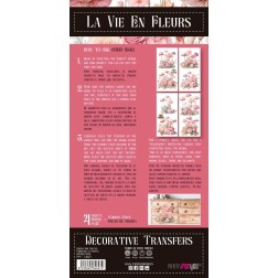 Blushrooms. Decorative Transfers. 15x30cm. PFY-14627 | L'aura Bella