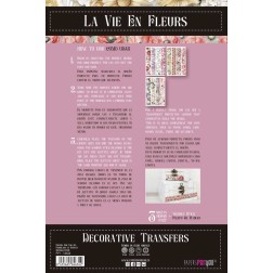 Borders. Decorative Transfers. 20x30cm. PFY-14634 | L'aura Bella