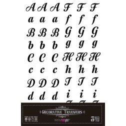 Abecedario. Decorative Transfers. 20x30cm. PFY-15234 | L'aura Bella