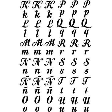 Abecedary. Decorative Transfers 20x30cm 8″x 12″. 3 Hojas. PFY-15234