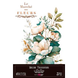 Magnolias. Decorative Transfers. 20x30cm. PFY-14802 | L'aura Bella