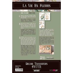 Magnolias. Decorative Transfers. 20x30cm. PFY-14802 | L'aura Bella